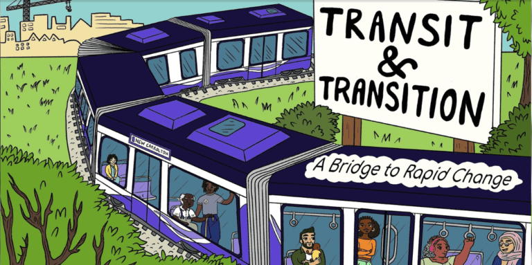 Transit & Transition: A Bridge to Rapid Change – A Coloring Book for Community Reflection